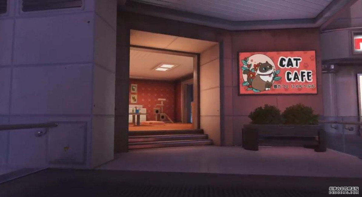 蓝冠怎么样:守望先锋的首个新地图《Forever》中有一个猫咖啡馆