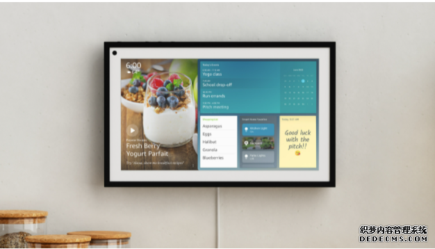 售价 250蓝冠代理 美元的亚马逊 Echo Show 15 是可以挂在墙上的智能屏幕