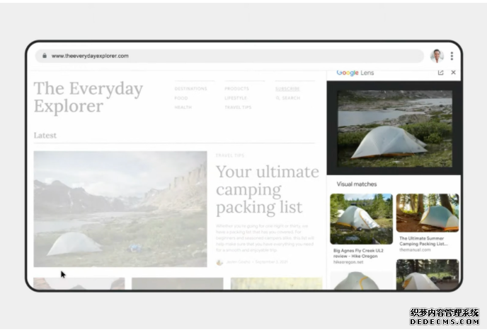 Google Lens 蓝冠代理登陆 Chrome 桌面版浏览器