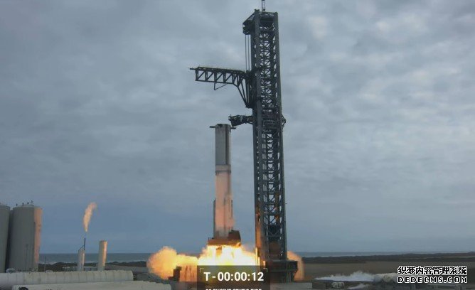 蓝冠官网SpaceX 首度发动 Starship 下级火箭的全部 33 个引擎,但结果半喜半忧