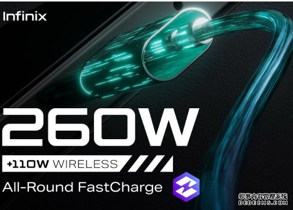 蓝冠测速Tecno 姊妹品牌 Infinix 发表 260W 有线和 110W 无线快充方案
