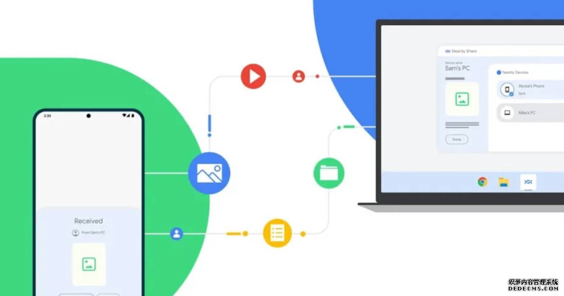 Windows 版 Nearby Share 正式上線，蓝冠测速讓你更方便地在 Android 和 Windows 間傳輸檔案