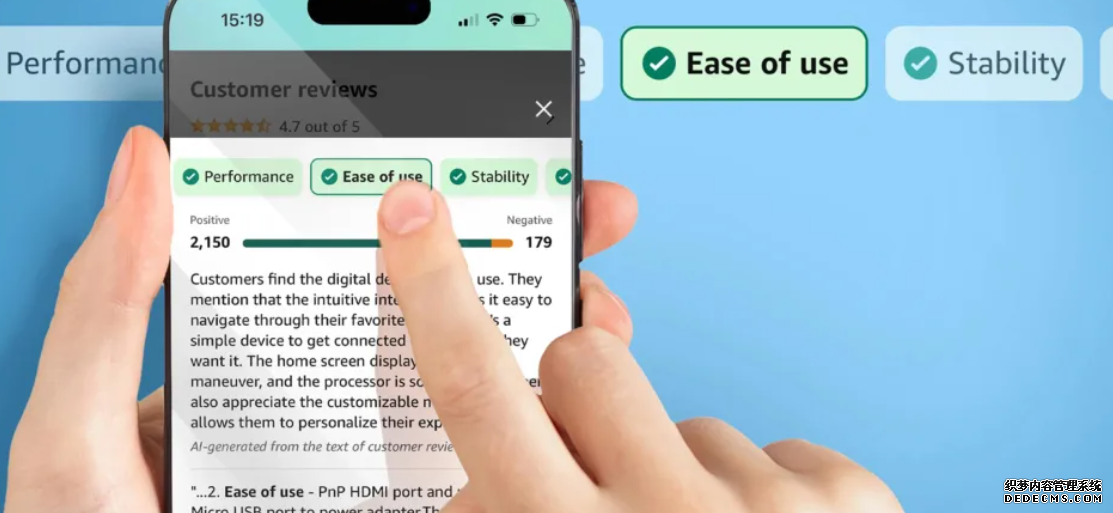 Amazon 開始測試用 AI 總結用戶評論沐鸣登录