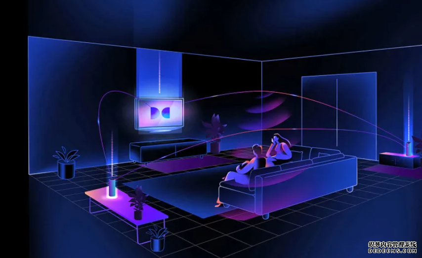 2号站测速杜比全景聲新增 FlexConnect 功能,可根據任意房間佈局自動優化電視與無線喇叭的組合發聲效果