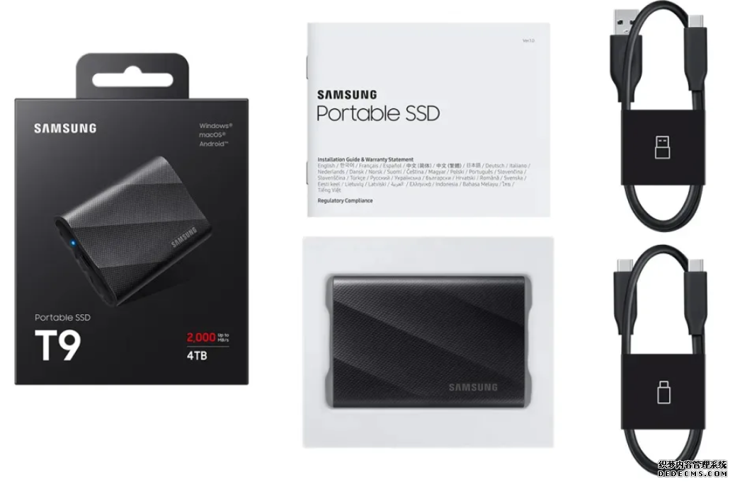 全新 Samsung T9 SSD 傳輸速度再翻倍至 2,000MB/s,自帶強固設計2号站代理